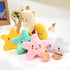 Pet Bite Squeaky Toys, Smile Star Cute Stuffed Toys for Dogs, Puppy Biting BB Sound Chew Toy for Cats & Small Animals