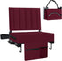 Aliphon Stadium Seat for Bleachers with Back Support and Cushion, Bleacher Seats