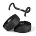 Professional Road Bike Handlebar Tapes, EVA+PU Racing Bicycle Bar Tape, Grips Cover with End Plugs (Black)
