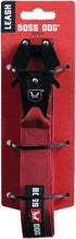 Boss Dog Tactical Leash - Red (6 Foot, 1" Wide)