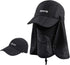 icolor Foldable Fishing Hat Sun Cap - Men Women UPF50+ Sun Protection Baseball Golf Ponytail Hats