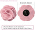 ARING PET Velvet Dog Collar, Unique Pink with Detachable Felt Flower, Adjustable Soft Velvet for Small Medium Large Dogs