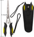 Long Nose Fishing Pliers, Stainless Steel Hook Remover Split Ring Pliers with Lanyard for Fishing