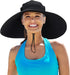 Leotruny Women Super Wide Brim Sun Hat, UPF50+ Waterproof Bucket Hat for Fishing and Camping