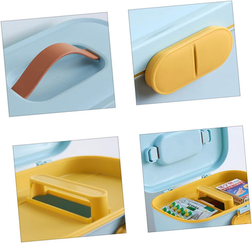 Compact Portable First Aid Kit and Medication Organizer