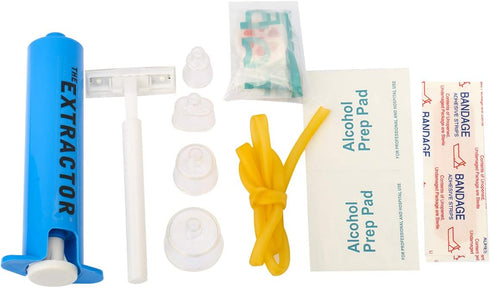 WAEKIYTL Backpacking Snake Bite Kit, Bee Sting Kit, Emergency First Aid Supplies, Venom Extractor Suction Pump, Bite