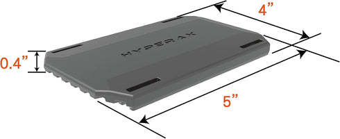 HYPERAX Protective Pads for Step-Thru Adapter, Protect Paint for Bike, ebikes, Step-Thru ebikes, Lady Bikes