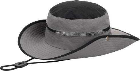 Foldable Fishing Hat, Breathable Beach Sun Hat - Outdoor Packable UV Protection Safari Bucket Hat