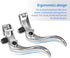 ZJchao Bike Brake Lever, 1Pair 24mm Aluminum Alloy Handlebars Bar Handle, Mountain Cycling Accessory