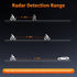 Onvian Smart Bike Radar Tail Light, USB Rechargeable Rear View Light, IPX64 Waterproof for Night Riding