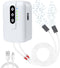 GuDoQi Rechargeable Aquarium Air Pump, Dual Outlet Fish Aerator, 2W Quiet Adjustable for 120 Gallon Tank