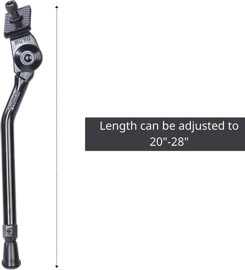 N+1 Adjustable Aluminum Alloy Center Mount Bike Kickstand for 20"-28" Bikes