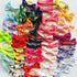Chenkou Craft 50pcs (25pairs) Dog Cat Hair Bows with Rubber Band, Mix Colors & Patterns, Pet Hair Accessories