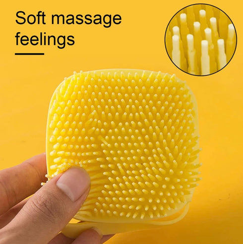 Silicone Massage Bath Brush for Pets (Blue)