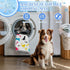 Generic 28" X22" Dog Cat Cooling Mat Ice Silk Dog Kennel Mat Cartoon Doodle Bed for Kennel Washable Cool Pad for Dogs