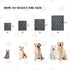 Qeils Dog Blankets for Small Dogs, Waterproof Cat Blanket, Washable Sherpa Fleece Puppy Blanket, Dark Grey (30"X40")