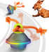 Xeuch Interactive Dog Toys, Automatic Moving and Rolling LED Light Up Dogs