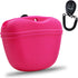 AUDWUD Silicone Dog Treat Pouch, Portable Clip on Training Container with Magnetic Buckle and Waist Clip, No BPA