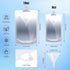 8&16OZ 30PCS Drink Pouches,Reusable Plastic Flask with Funnel for Drinking Liquid Beverage Juice,Stand Up Drink Bags