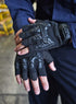 Ironclad Tactical Fingerless Impact Gloves, Black, XX-Large