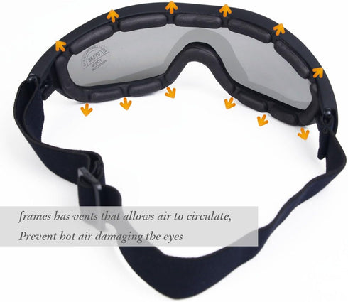 UV Protective Motorcycle Goggles Tactical Sunglasses Outdoor Glasses