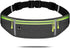 Waist Pack Sport Running Belt with Adjustable Strap - Grey, 4 Pockets for Running, Hiking, Travel
