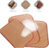 2 Pack Cat Cooling Mat, Self Cool Pad for Summer, Bamboo Rattan Woven Sleeping Rest Mats for Pets, 35x50cm