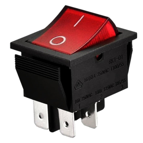 Lighted Rocker Switch | RF-1004 Replacement | Treadmill Elliptical Stationary Bike |