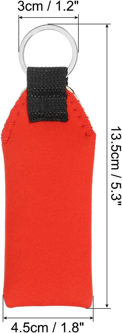 PATIKIL Waterproof Buoyant Keychain, Floating Neoprene Key Ring for Water Sports Fishing Kayaking