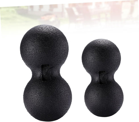 2 Pack Set Peanut Massage Ball Back Shoulder Neck Spine Massager for Muscle Relief for Yoga Pilates
