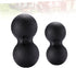 2 Pack Set Peanut Massage Ball Back Shoulder Neck Spine Massager for Muscle Relief for Yoga Pilates