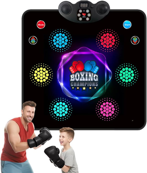 HTASKTEXEH 2025 Kids Musical Boxing Machine Comes with Boxing Gloves, 9 Modes, 420