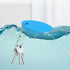 Floating Keychain for Boat Keys - 4 Pack Waterproof Vinyl Foam Bright Color Oval Float Key Rings