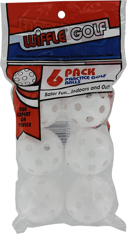 Wiffle Practice Golf Balls - Pack of 6