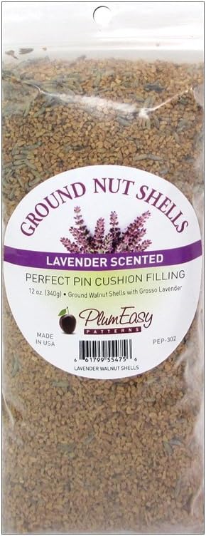 PlumEasy Patterns Lavender Walnut Shells, 11.5 oz Lavender Scented Ground