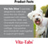 Vita-Tabs Silver, Vitamins, Minerals, Nutrients for Senior Dogs, 100 Chewable Tablets