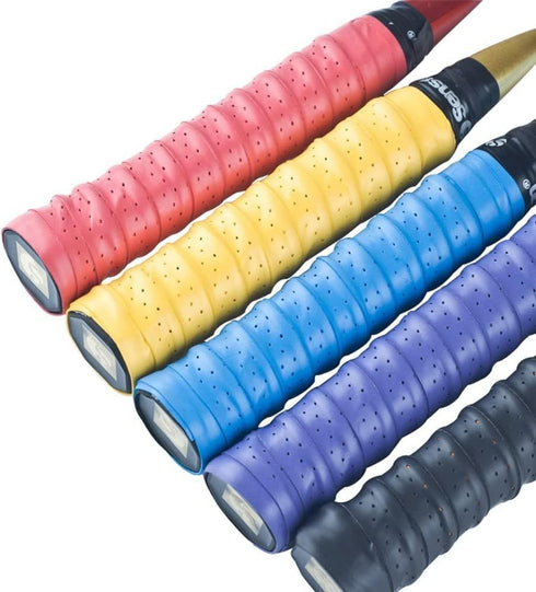 Senston New Rackets Grip Anti Slip Perforated Super Absorbent Tennis Overgrip, Badminton Overgrip