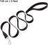 Pet Dog Training Leash - Strong Durable Nylon Lead, 5 Feet Long for Puppy Training, 3 Pack Set