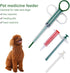 4Pcs Cat Pill Shooter Plunger Popper, Soft Tip Tablet Syringe Pusher, Pet Medicine Feeder for Small Dogs and Cats