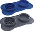 Slow Feeder Dog Bowls, Non-Skid Silicone, Non-Spill Drinking Bowl for Small Medium Dogs and Cats, Dishwasher Safe