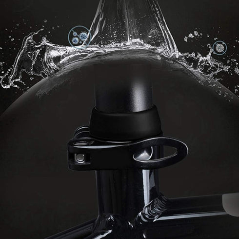 T Best Bike Seat Post Accessory - 10Pcs 30-35mm Soft Silicone Waterproof Cover O Ring Protector (Black)