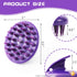 Cat Brush with Soft Rubber Pins, Washable Silicone Pet Grooming Brush for Indoor Cats, Removes Hair Mats and Loose Fur