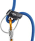 Petzl Verso Belay Device - Compact Lightweight for One or Two Rope Strands Climbing or Rappelling - Grey
