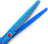 7.0in Titanium Professional Pet Grooming Scissors Set, 3pcs Straight & Thinning & Curved for Dog Grooming