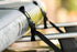 Pelican Roof Rack Tie Down Deluxe Strap with Buckle Bumper, for Kayaks, Canoes, Surfboards, 15 ft, Black