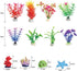 Artificial Aquarium Plants, Aquatic Simulation Plants, Seaweed Water Plants, 12 pcs Lifelike Decorations for Fish Tanks