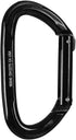 Fusion Climb Vapor Aluminum Modified D Black Carabiner 5-Pack (FP-8122-ST-BLK-5P)