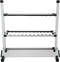 Fishing Rod Rack, Portable Fishing Rod Organizer for 12 or 24 Rods, Aluminum Alloy Holder (24 Rods Rack)
