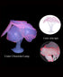 4 Pieces Aquarium Fish Tank Decorations with Glowing Effect, Silicone Glow Artificial Coral Reef Plants