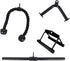 Tricep Press Down Cable Attachment, LAT Pulldown V Handle with Rotation for Weight Machine Accessories